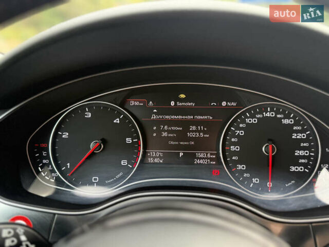 Черный Ауди А6, объемом двигателя 2.97 л и пробегом 244 тыс. км за 15500 $, фото 4 на Automoto.ua