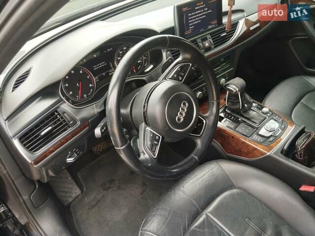 Ауді А6 2014 у Бучаче на Automoto.ua Чорний Ауді А6, об'ємом двигуна 2 л та пробігом 247 тис. км за 14550 $, фото 14 на Automoto.ua