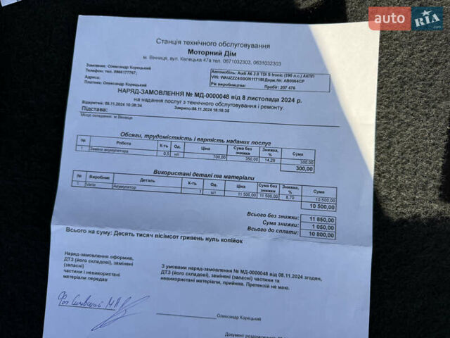 Чорний Ауді А6, об'ємом двигуна 1.97 л та пробігом 219 тис. км за 21000 $, фото 32 на Automoto.ua