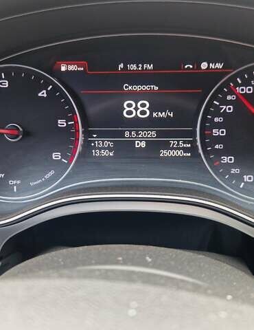 Черный Ауди А6, объемом двигателя 2 л и пробегом 260 тыс. км за 20500 $, фото 2 на Automoto.ua