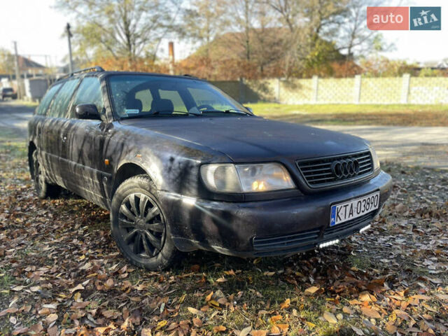 Черный Ауди А6, объемом двигателя 1.9 л и пробегом 401 тыс. км за 1750 $, фото 1 на Automoto.ua