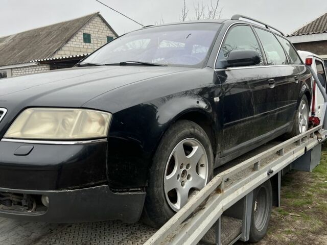 Черный Ауди А6, объемом двигателя 2.5 л и пробегом 250 тыс. км за 1750 $, фото 2 на Automoto.ua