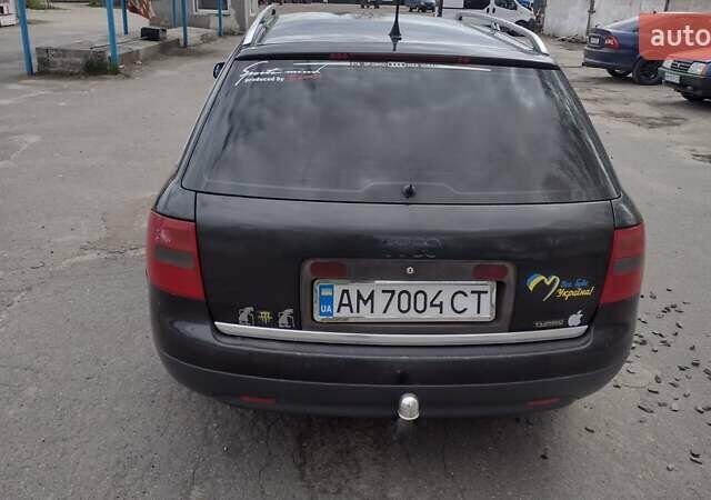 Черный Ауди А6, объемом двигателя 2.5 л и пробегом 310 тыс. км за 4800 $, фото 5 на Automoto.ua