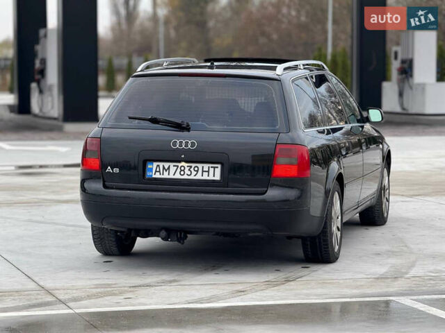 Черный Ауди А6, объемом двигателя 2.5 л и пробегом 376 тыс. км за 3999 $, фото 2 на Automoto.ua
