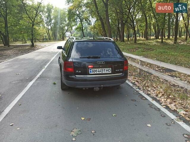 Черный Ауди А6, объемом двигателя 2.5 л и пробегом 357 тыс. км за 4799 $, фото 4 на Automoto.ua