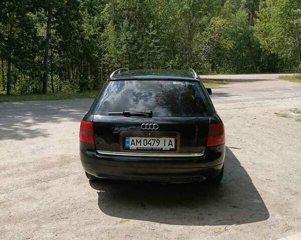 Черный Ауди А6, объемом двигателя 2.5 л и пробегом 395 тыс. км за 4500 $, фото 13 на Automoto.ua