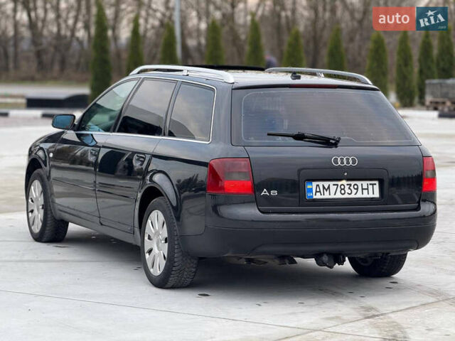 Черный Ауди А6, объемом двигателя 2.5 л и пробегом 376 тыс. км за 3999 $, фото 11 на Automoto.ua