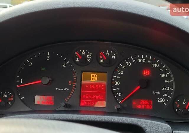 Черный Ауди А6, объемом двигателя 2.5 л и пробегом 463 тыс. км за 4500 $, фото 15 на Automoto.ua