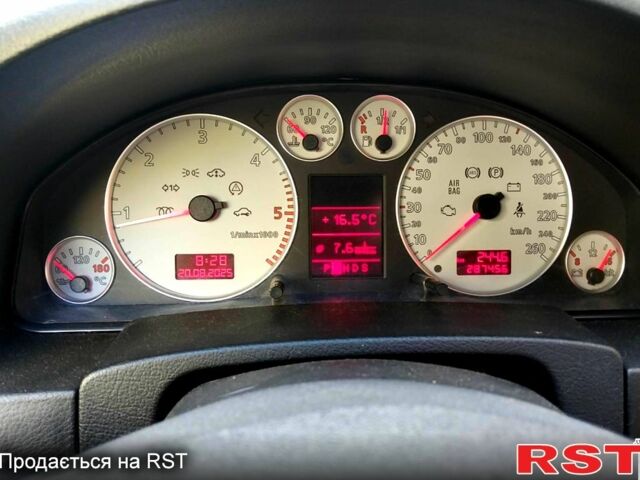 Черный Ауди А6, объемом двигателя 2.5 л и пробегом 288 тыс. км за 4900 $, фото 4 на Automoto.ua