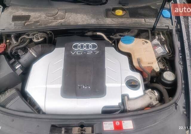 Черный Ауди А6, объемом двигателя 2.7 л и пробегом 395 тыс. км за 7500 $, фото 7 на Automoto.ua