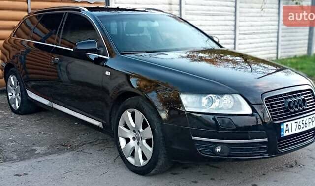 Ауді А6 2007 у Белой Церкве на Automoto.ua Чорний Ауді А6, об'ємом двигуна 2 л та пробігом 270 тис. км за 6200 $, фото 1 на Automoto.ua
