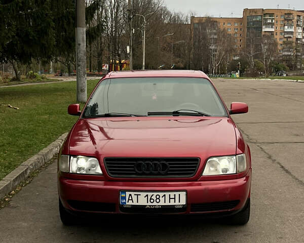 Красный Ауди А6, объемом двигателя 2.5 л и пробегом 388 тыс. км за 2950 $, фото 1 на Automoto.ua