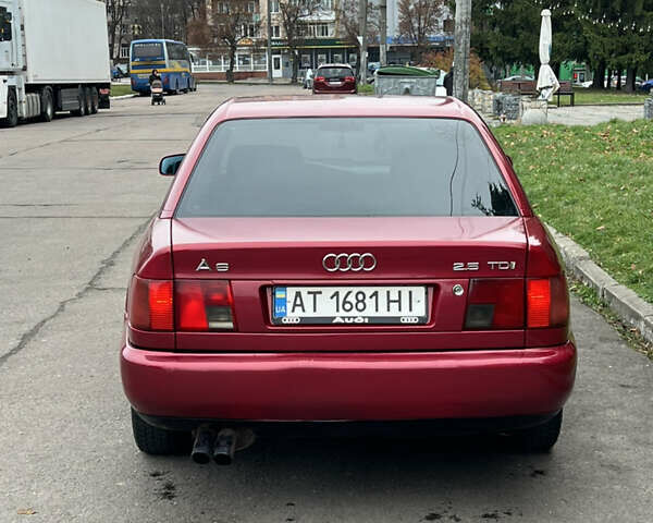 Красный Ауди А6, объемом двигателя 2.5 л и пробегом 388 тыс. км за 2950 $, фото 4 на Automoto.ua