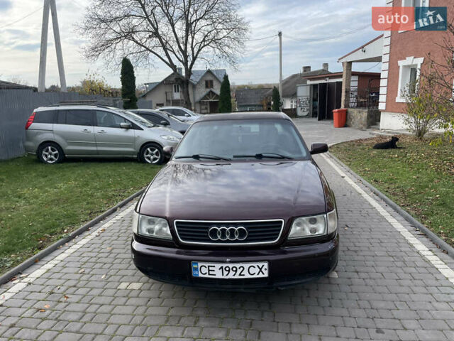 Красный Ауди А6, объемом двигателя 2.6 л и пробегом 374 тыс. км за 2600 $, фото 2 на Automoto.ua