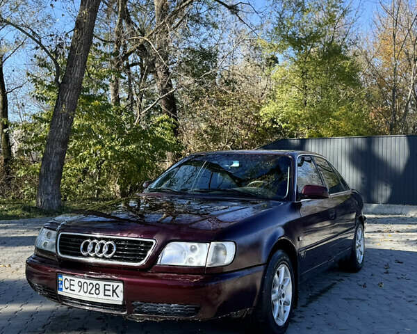 Ауді А6 1996 у Чернівцях на Automoto.ua Червоний Ауді А6, об'ємом двигуна 2.6 л та пробігом 366 тис. км за 2000 $, фото 1 на Automoto.ua
