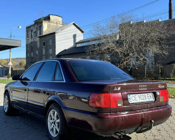 Ауді А6 1996 у Чернівцях на Automoto.ua Червоний Ауді А6, об'ємом двигуна 2.6 л та пробігом 366 тис. км за 2000 $, фото 7 на Automoto.ua
