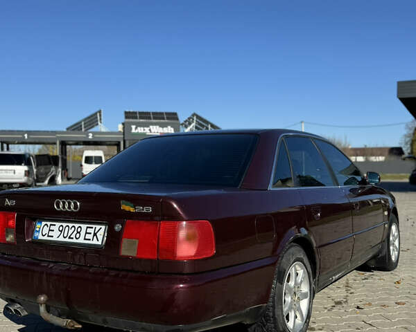 Ауді А6 1996 у Чернівцях на Automoto.ua Червоний Ауді А6, об'ємом двигуна 2.6 л та пробігом 366 тис. км за 2000 $, фото 9 на Automoto.ua