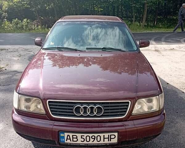 Красный Ауди А6, объемом двигателя 2.6 л и пробегом 325 тыс. км за 4200 $, фото 1 на Automoto.ua