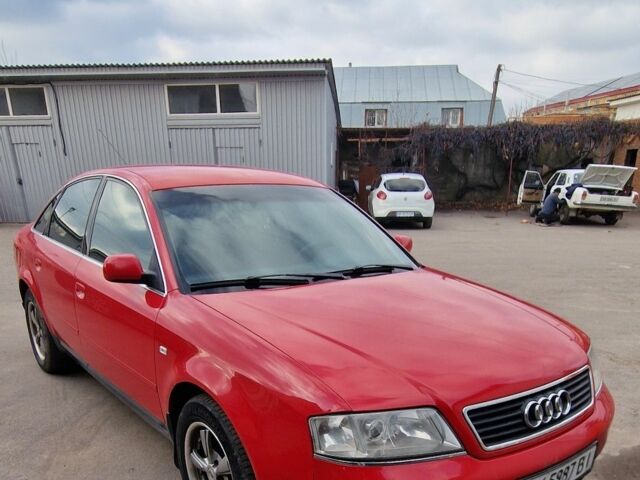Красный Ауди А6, объемом двигателя 1.8 л и пробегом 361 тыс. км за 3900 $, фото 1 на Automoto.ua