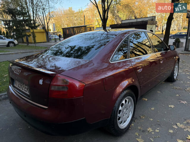 Красный Ауди А6, объемом двигателя 2.8 л и пробегом 366 тыс. км за 3300 $, фото 1 на Automoto.ua