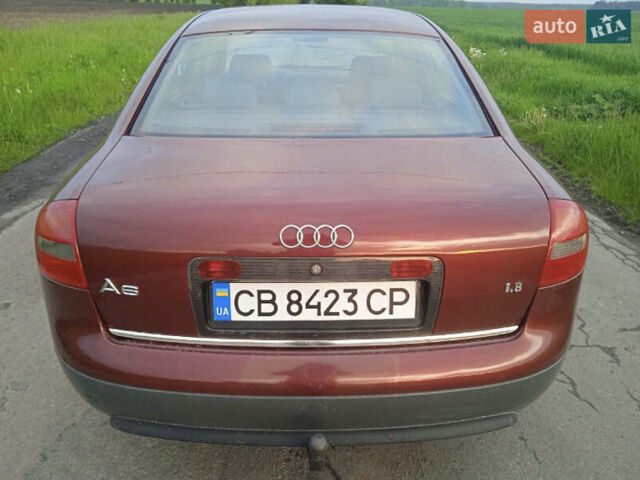 Красный Ауди А6, объемом двигателя 1.8 л и пробегом 199 тыс. км за 5800 $, фото 2 на Automoto.ua