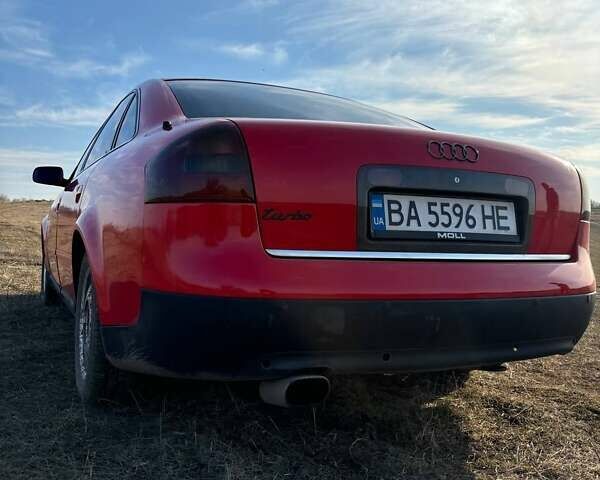 Красный Ауди А6, объемом двигателя 1.8 л и пробегом 198 тыс. км за 3900 $, фото 2 на Automoto.ua