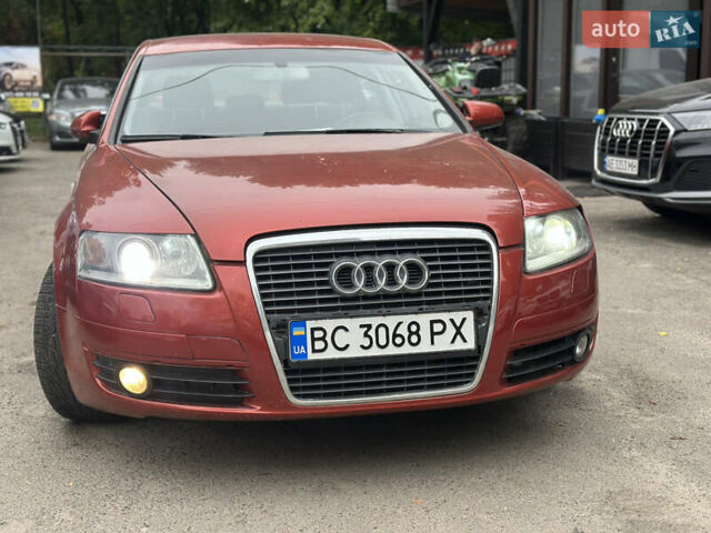 Красный Ауди А6, объемом двигателя 2.39 л и пробегом 260 тыс. км за 4750 $, фото 1 на Automoto.ua