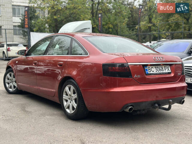Красный Ауди А6, объемом двигателя 2.39 л и пробегом 260 тыс. км за 4750 $, фото 6 на Automoto.ua