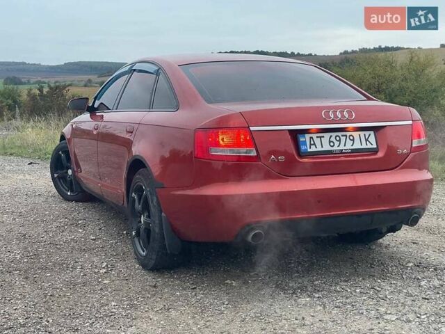Красный Ауди А6, объемом двигателя 2.39 л и пробегом 260 тыс. км за 6200 $, фото 3 на Automoto.ua