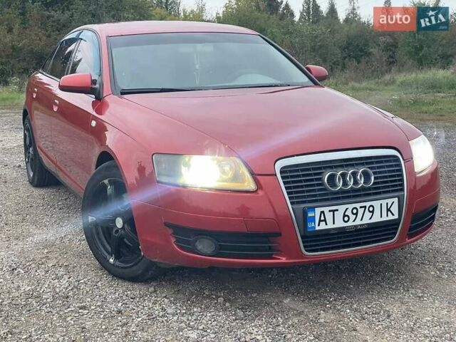 Красный Ауди А6, объемом двигателя 2.39 л и пробегом 260 тыс. км за 6200 $, фото 1 на Automoto.ua