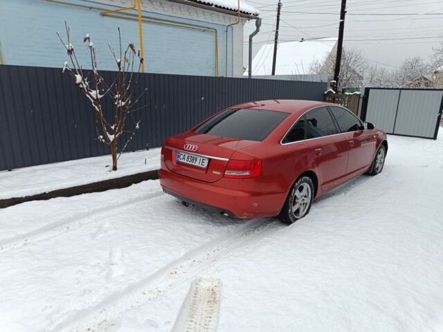 Красный Ауди А6, объемом двигателя 2 л и пробегом 320 тыс. км за 5800 $, фото 1 на Automoto.ua
