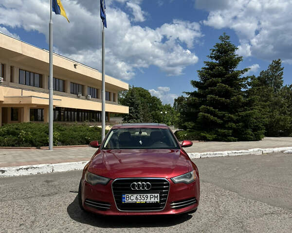 Красный Ауди А6, объемом двигателя 3 л и пробегом 335 тыс. км за 13400 $, фото 1 на Automoto.ua