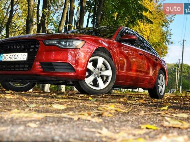 Червоний Ауді А6, об'ємом двигуна 3 л та пробігом 180 тис. км за 11000 $, фото 1 на Automoto.ua