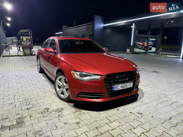 Красный Ауди А6, объемом двигателя 3 л и пробегом 175 тыс. км за 13500 $, фото 1 на Automoto.ua