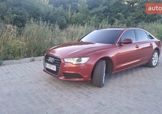 Ауди А6 2013 в Полтаве на Automoto.ua Красный Ауди А6, объемом двигателя 1.98 л и пробегом 203 тыс. км за 13800 $, фото 9 на Automoto.ua