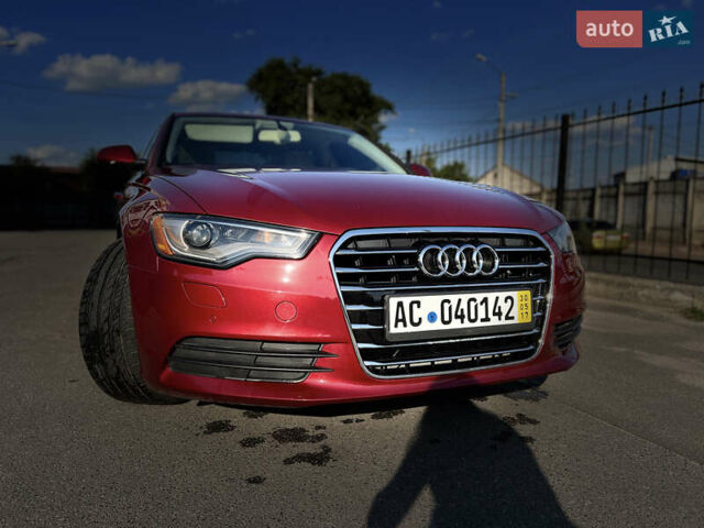 Ауди А6 2013 в Чернигове на Automoto.ua Красный Ауди А6, объемом двигателя 3 л и пробегом 111 тыс. км за 16850 $, фото 2 на Automoto.ua