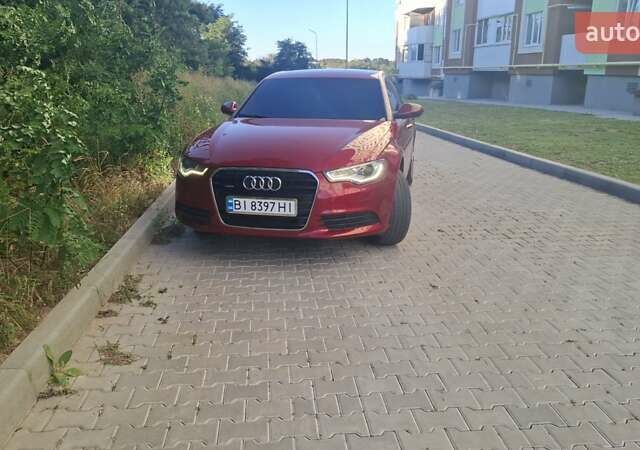Ауди А6 2013 в Полтаве на Automoto.ua Красный Ауди А6, объемом двигателя 1.98 л и пробегом 203 тыс. км за 13800 $, фото 7 на Automoto.ua