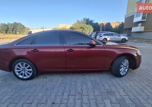 Ауди А6 2013 в Полтаве на Automoto.ua Красный Ауди А6, объемом двигателя 1.98 л и пробегом 203 тыс. км за 13800 $, фото 6 на Automoto.ua