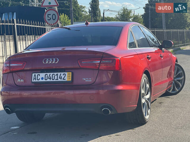 Ауди А6 2013 в Чернигове на Automoto.ua Красный Ауди А6, объемом двигателя 3 л и пробегом 111 тыс. км за 16850 $, фото 4 на Automoto.ua