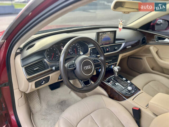 Червоний Ауді А6, об'ємом двигуна 2 л та пробігом 214 тис. км за 12000 $, фото 28 на Automoto.ua