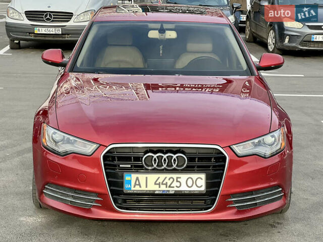 Червоний Ауді А6, об'ємом двигуна 2 л та пробігом 214 тис. км за 12000 $, фото 2 на Automoto.ua