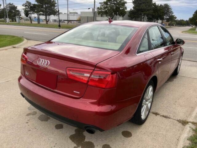 Червоний Ауді А6, об'ємом двигуна 2 л та пробігом 75 тис. км за 12600 $, фото 5 на Automoto.ua