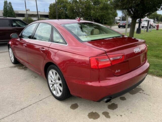 Червоний Ауді А6, об'ємом двигуна 2 л та пробігом 75 тис. км за 12600 $, фото 7 на Automoto.ua