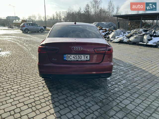 Красный Ауди А6, объемом двигателя 1.98 л и пробегом 70 тыс. км за 16000 $, фото 6 на Automoto.ua