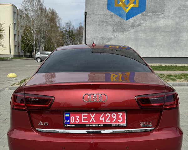 Красный Ауди А6, объемом двигателя 3 л и пробегом 158 тыс. км за 14500 $, фото 5 на Automoto.ua