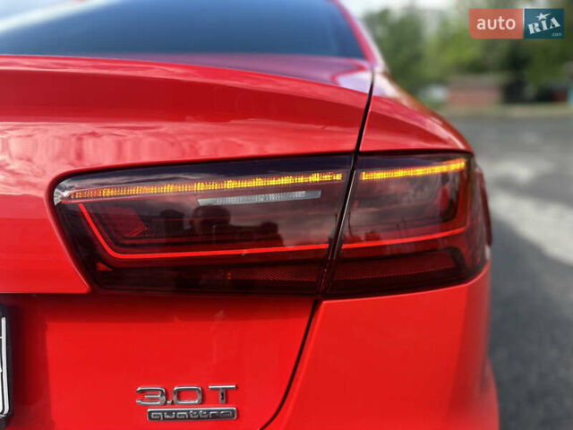 Червоний Ауді А6, об'ємом двигуна 3 л та пробігом 133 тис. км за 19500 $, фото 24 на Automoto.ua