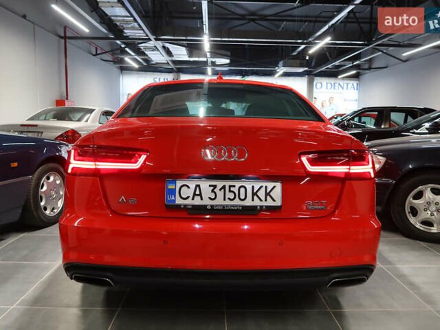 Червоний Ауді А6, об'ємом двигуна 3 л та пробігом 133 тис. км за 19500 $, фото 6 на Automoto.ua