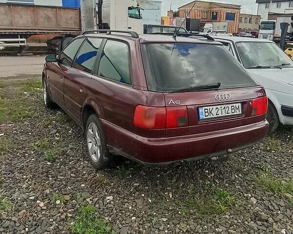 Красный Ауди А6, объемом двигателя 2 л и пробегом 320 тыс. км за 3500 $, фото 2 на Automoto.ua