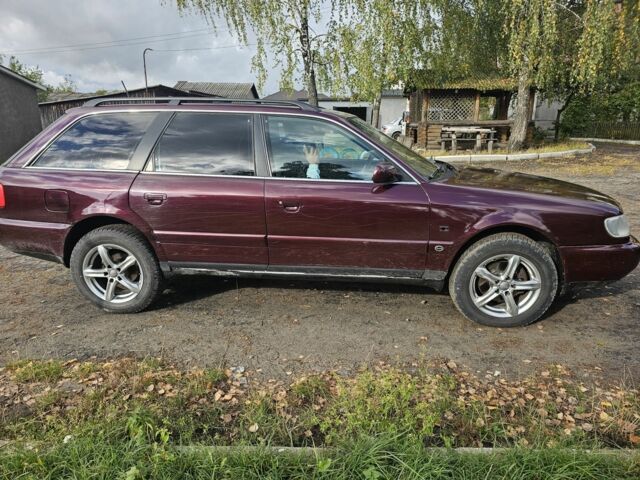 Красный Ауди А6, объемом двигателя 2.8 л и пробегом 366 тыс. км за 3750 $, фото 1 на Automoto.ua