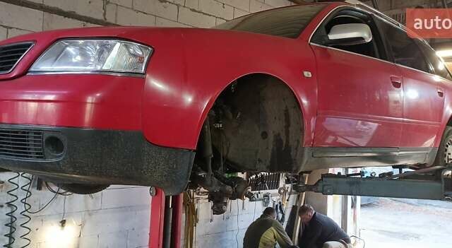 Красный Ауди А6, объемом двигателя 1.8 л и пробегом 282 тыс. км за 3300 $, фото 50 на Automoto.ua